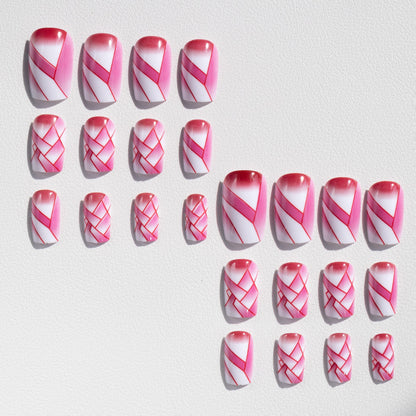 Künstlerische Geometrische Nagelkunst Designs