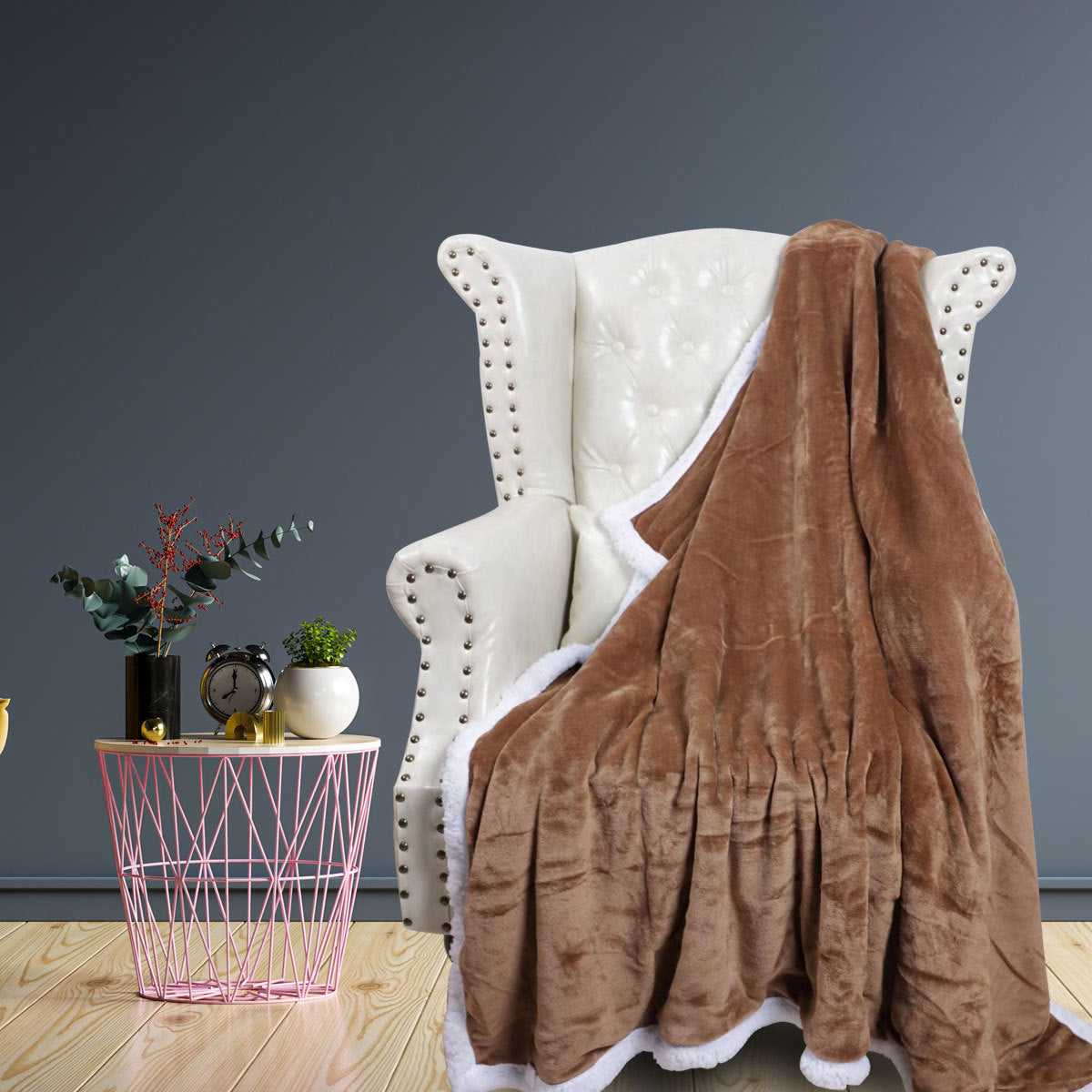 Damen Plüsch Decke mit doppeltem Fleece Brehn