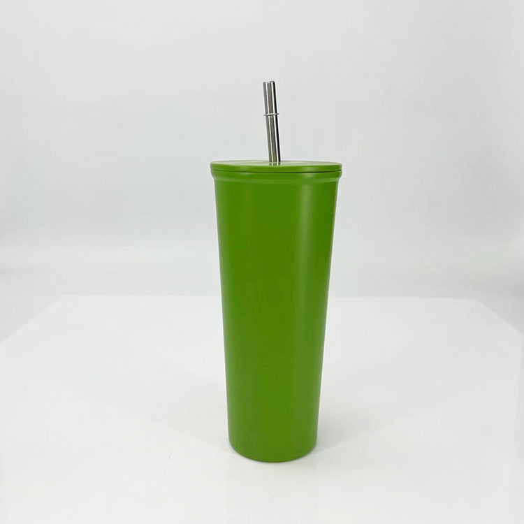 Damen Trinkbecher mit Edelstahl-Strohhalm Brehn