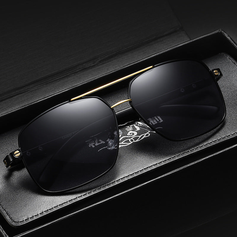 Damen stilvolle quadratische Sonnenbrille mit komfortablem Nasenpolster Brehn
