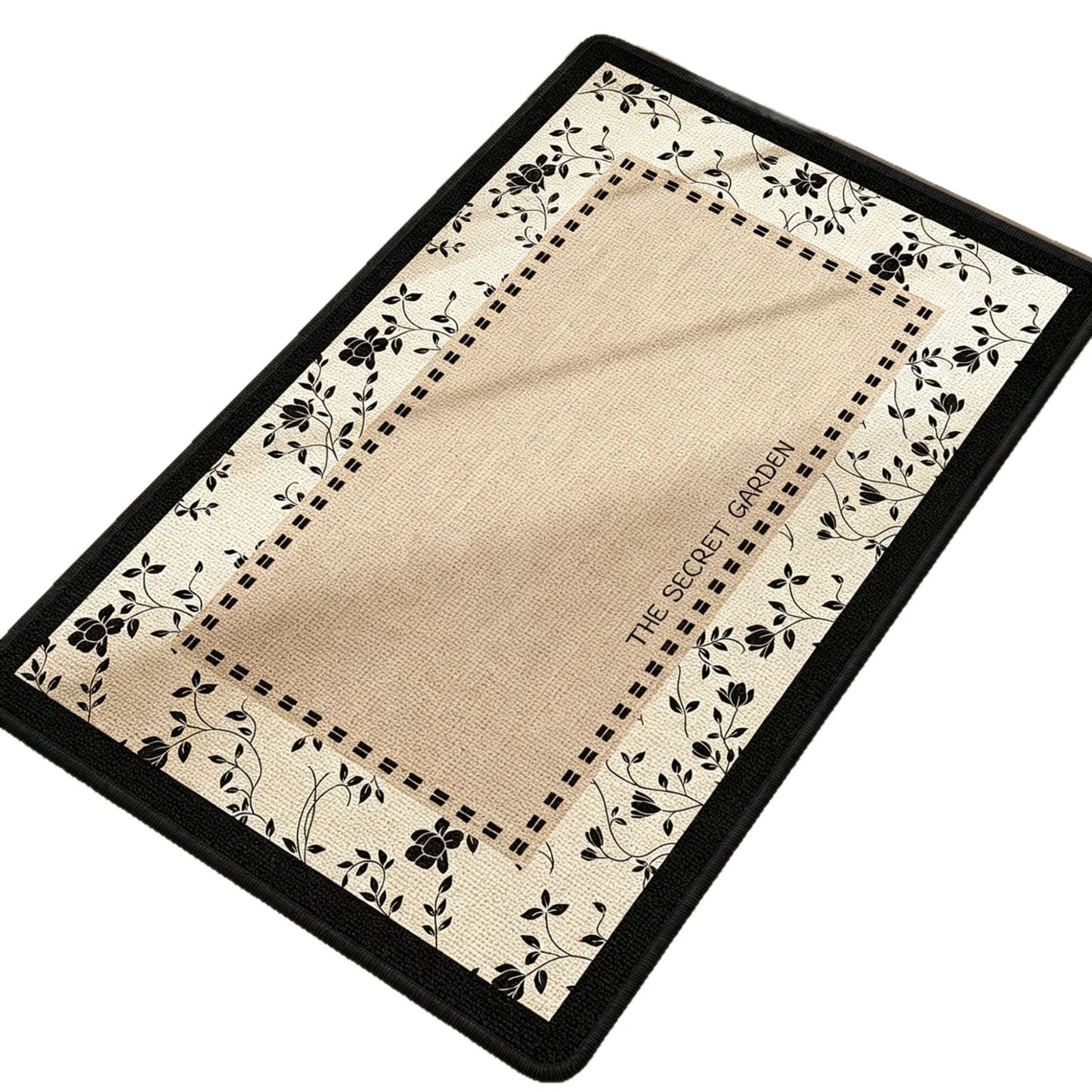 Elegante Blumen Badezimmermatte Brehn