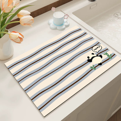 Stylische Küchendekormatte für das Zuhause