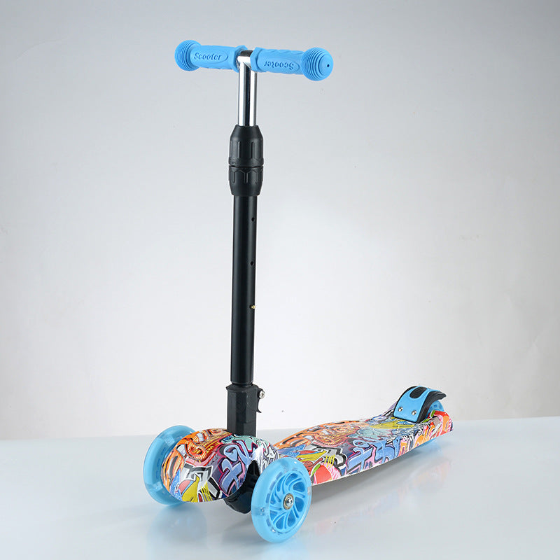 Kinderfreundlicher faltbarer Kick-Scooter Brehn