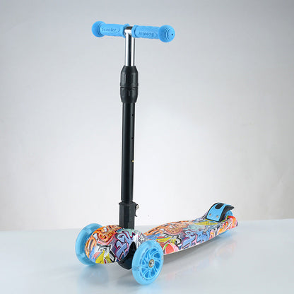 Kinderfreundlicher faltbarer Kick-Scooter Brehn