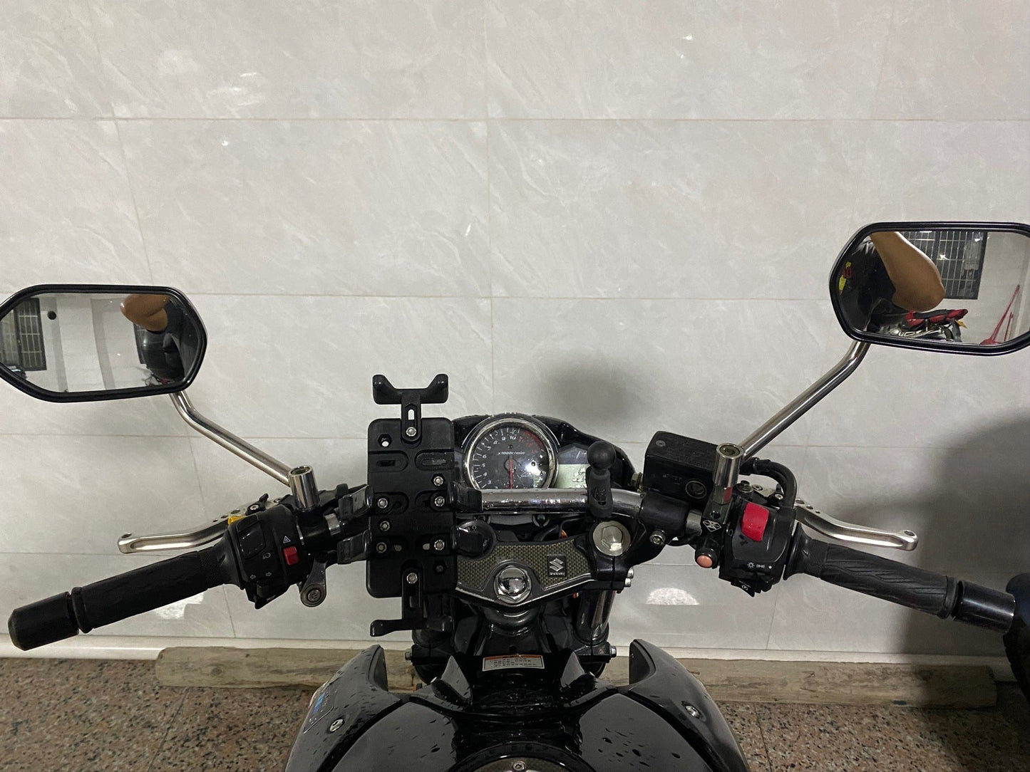 Premium verstellbare Motorradspiegel Brehn