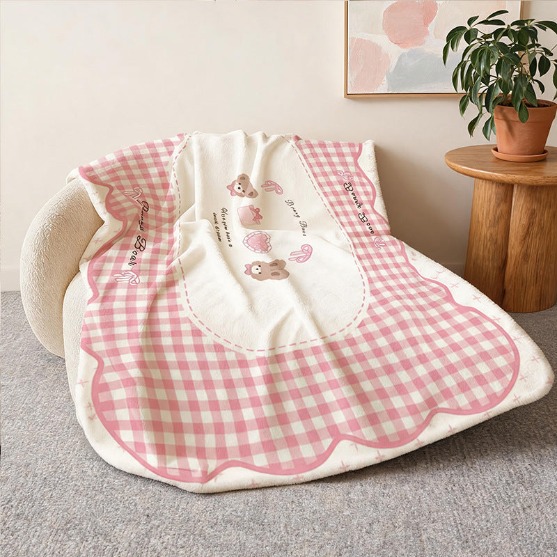 Damen Kuscheldecke aus hochwertigem Mikrofaser Brehn