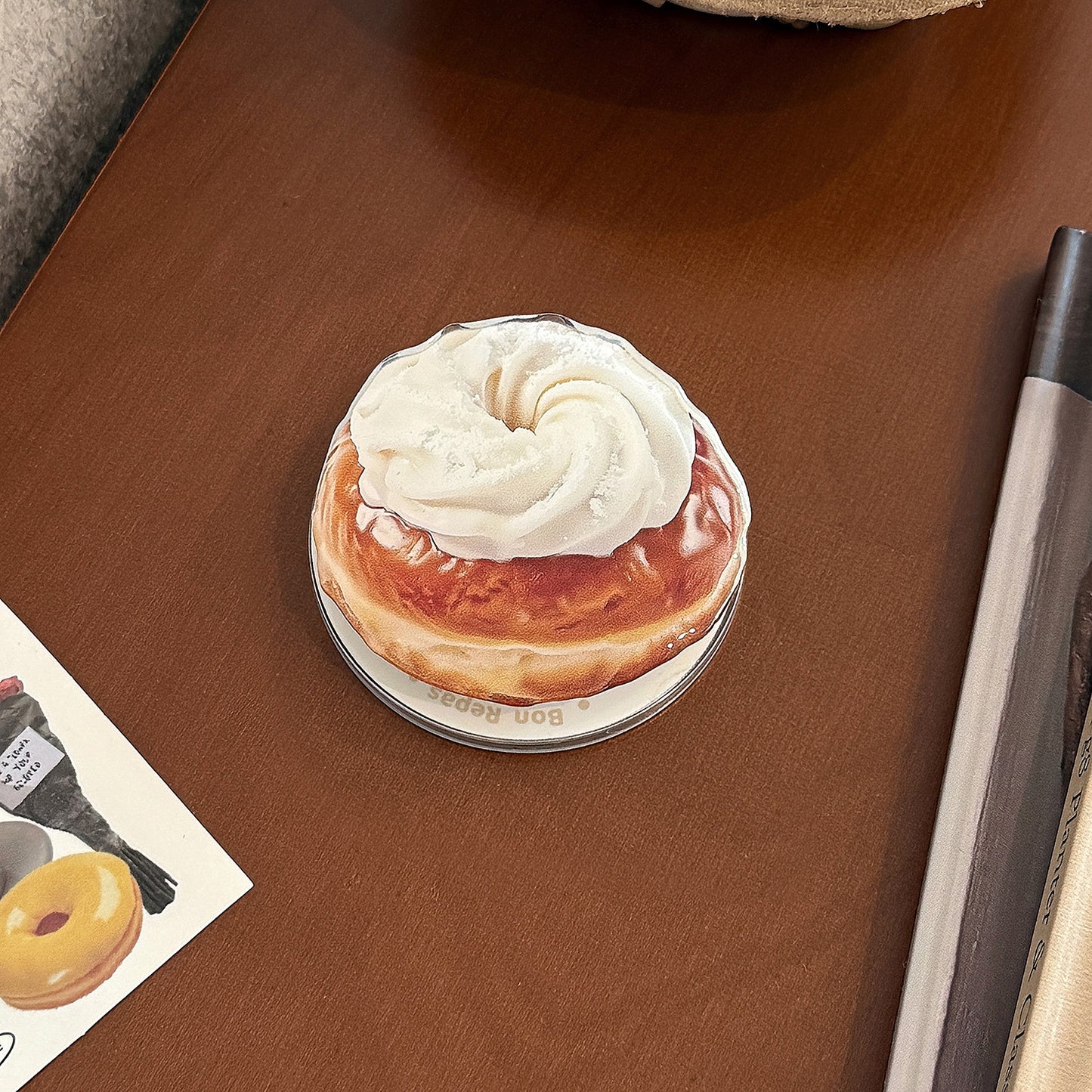 Origineller Untersetzer im Burgerdesign Brehn