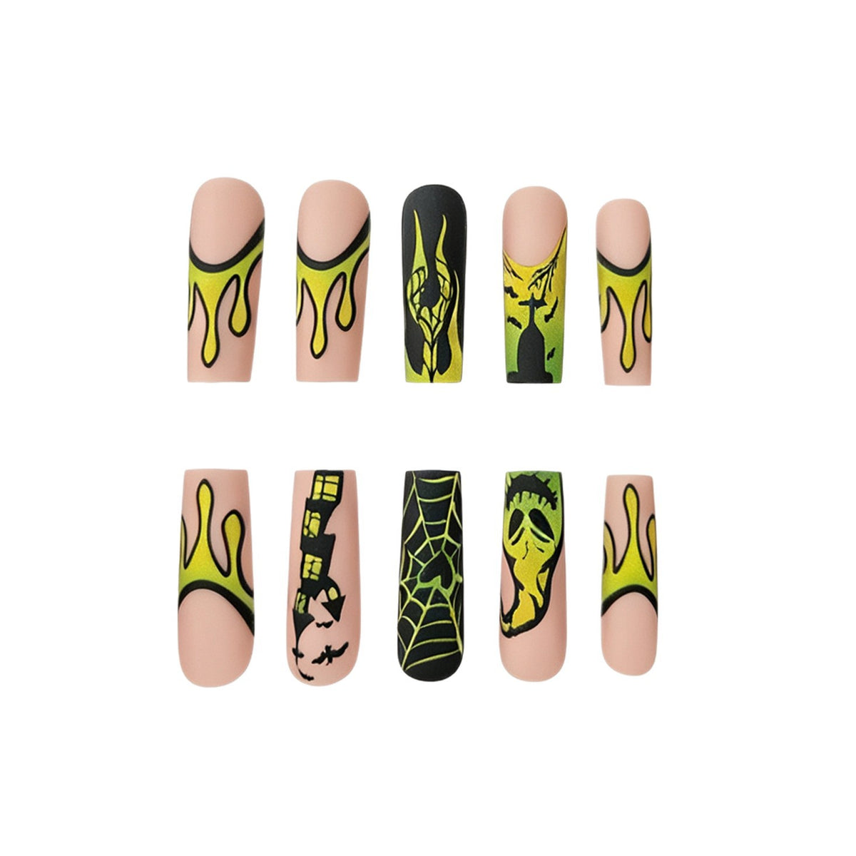 Theatrale Halloween Nagelkunst Brehn