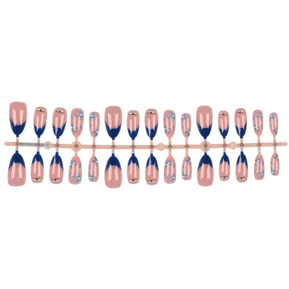 Premium Press-On Nail Tips Set mit Zubehör