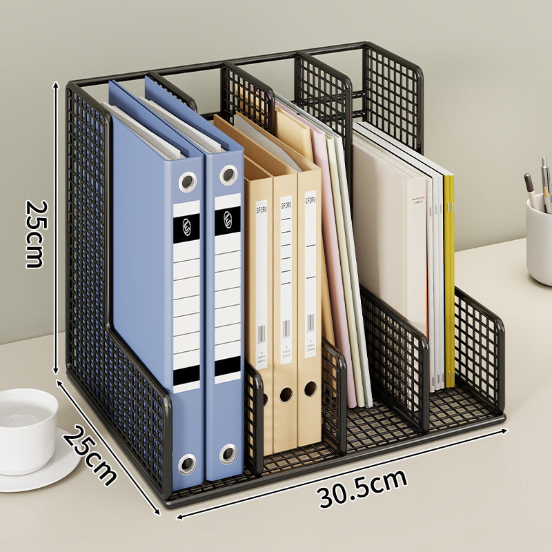 Mesh Grid Desktop-Datei-Organisator mit verstellbaren vertikalen Trennwänden