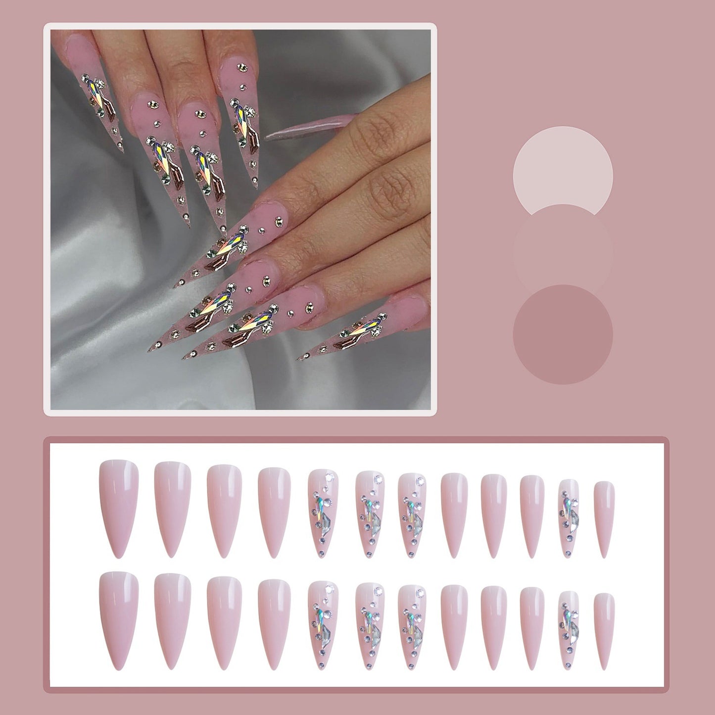 Glamouröses Kunstnageldesign Brehn