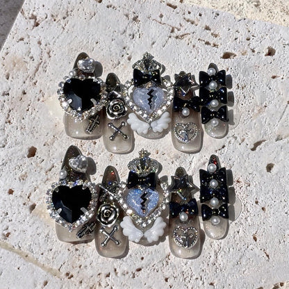 Gothic Charm Dekorativer Nagelkunst Satz