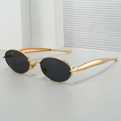 Elegante ovale Rahmen-Sonnenbrillen Brehn