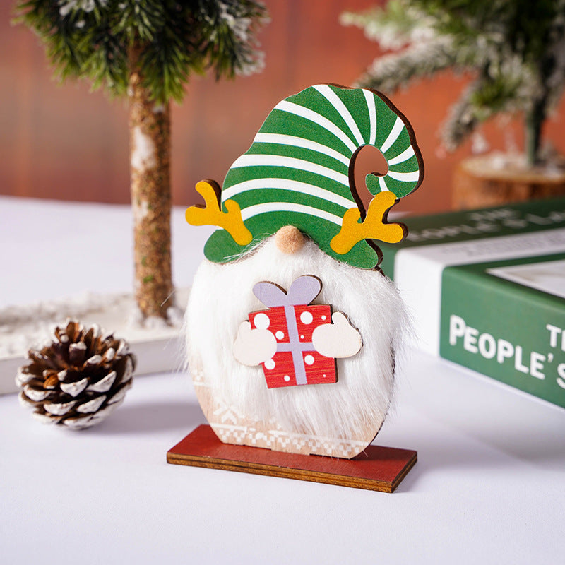 Weihnachtsmann Dekofigur im rustikalen Design Brehn