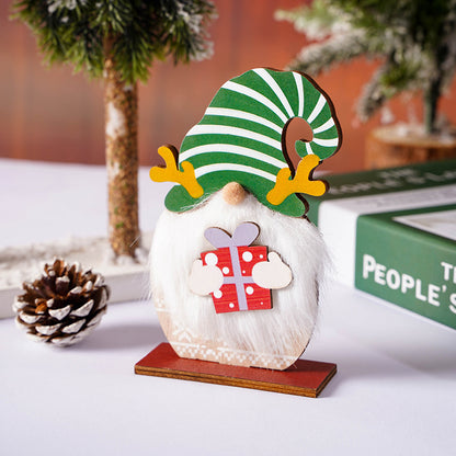 Weihnachtsmann Dekofigur im rustikalen Design Brehn
