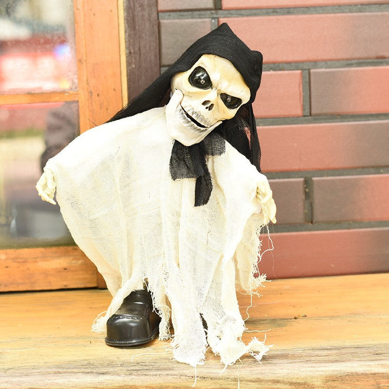 Spooky Animierte Halloween Skelett Dekoration Brehn
