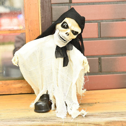 Spooky Animierte Halloween Skelett Dekoration Brehn