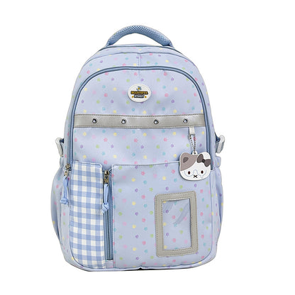 Blumenmuster Multi-Taschen Rucksack Brehn
