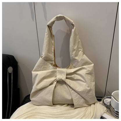 Bow-Akzent Stoff Tragetasche Brehn