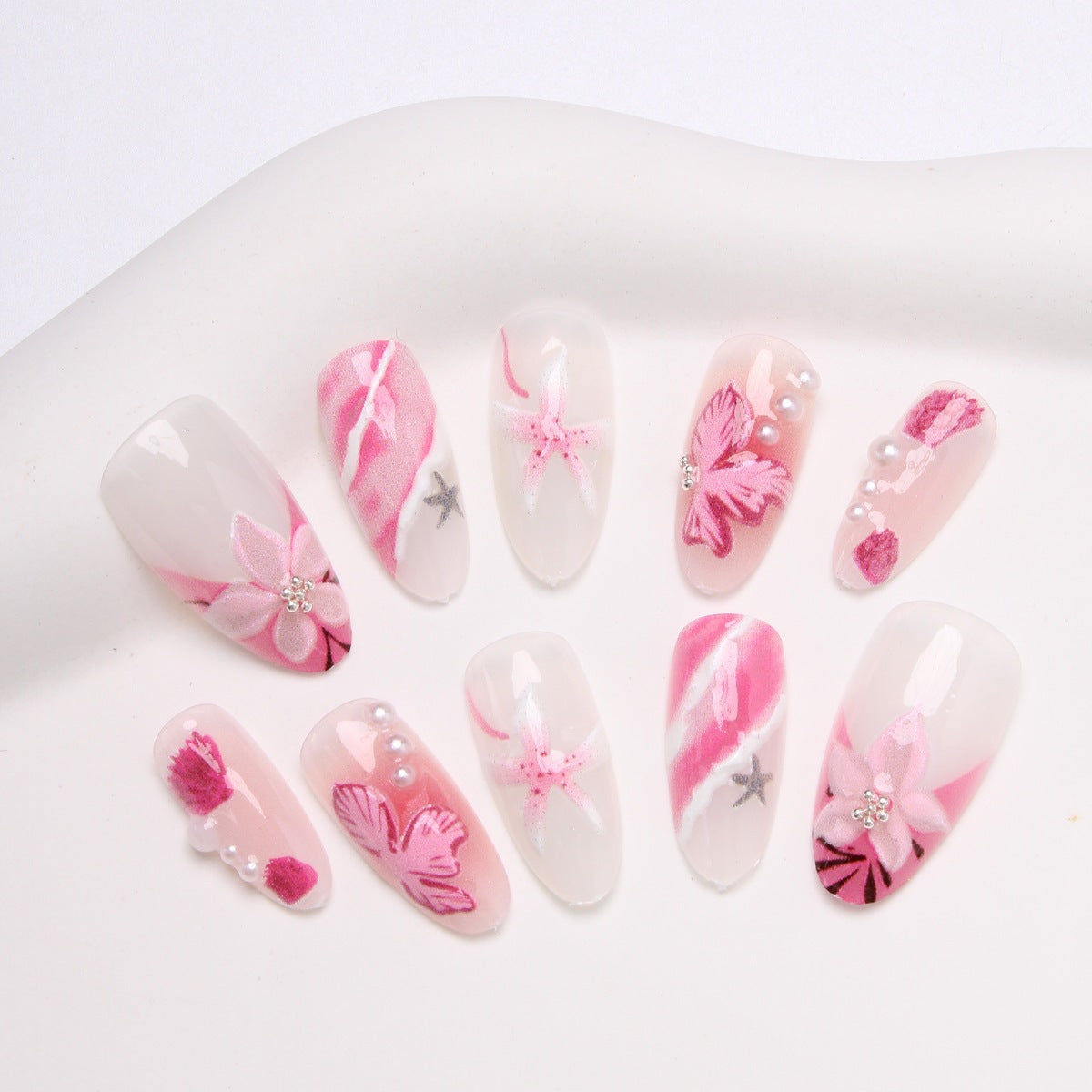 Floral Art Press-On Nagel Set Brehn 1790636645
