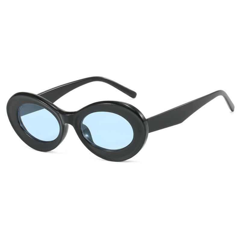 Damen ovale Sonnenbrille mit modernen Gläsern Brehn