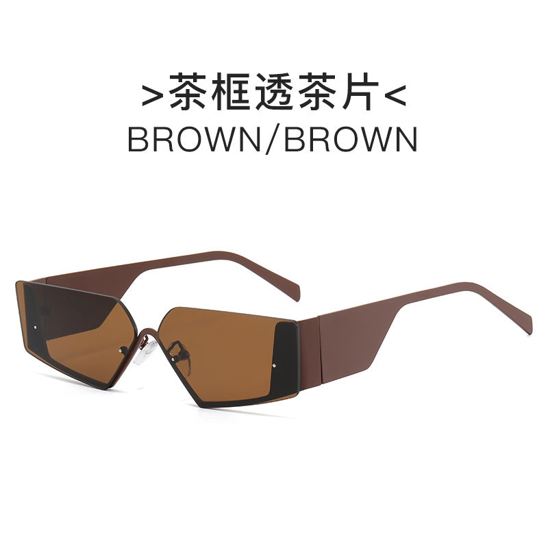 Damen exklusive geometrische Sonnenbrille Brehn