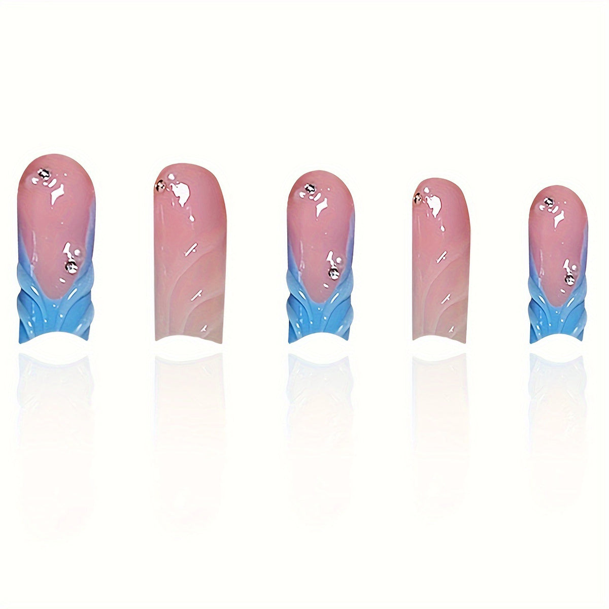 Künstlerische Gel-Nagelerweiterungen Brehn