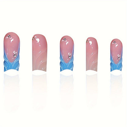 Künstlerische Gel-Nagelerweiterungen Brehn