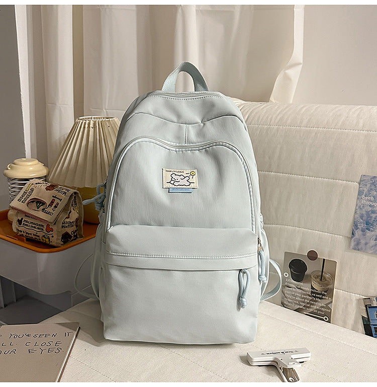 Lässiger Mehrfach-Taschen Schulrucksack