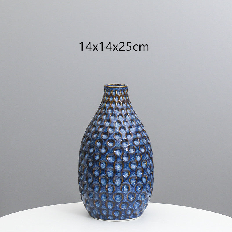 Texturierte Keramische Dekorative Vase Brehn