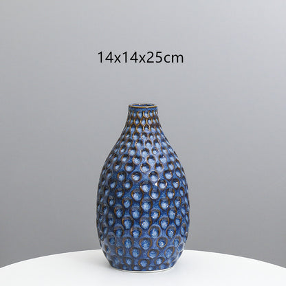 Texturierte Keramische Dekorative Vase Brehn