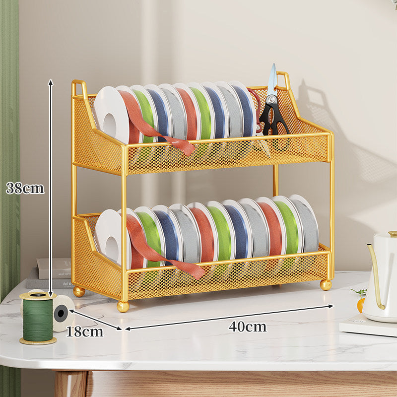 Bandrolle und Bastelbedarf Netz Organizer Regal