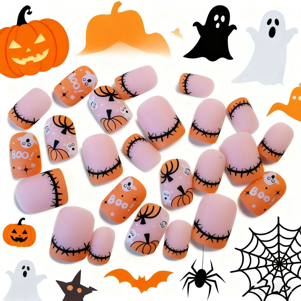 Halloween-Themen dekorative Nagelkunst Brehn 1789915696