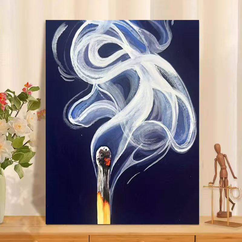 Abstract Smoke Art Print Brehn