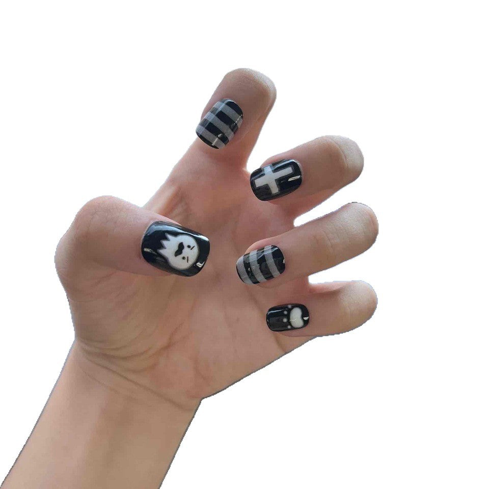 Dekorativer Press-On Nagelset Brehn