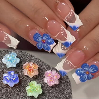 3D Blumen Nagel Kunst Charms