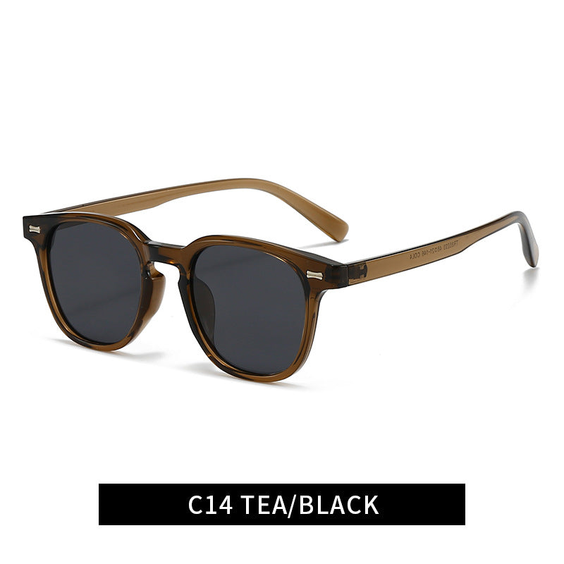 Damen trendige Sonnenbrille mit quadratischem Rahmen Brehn