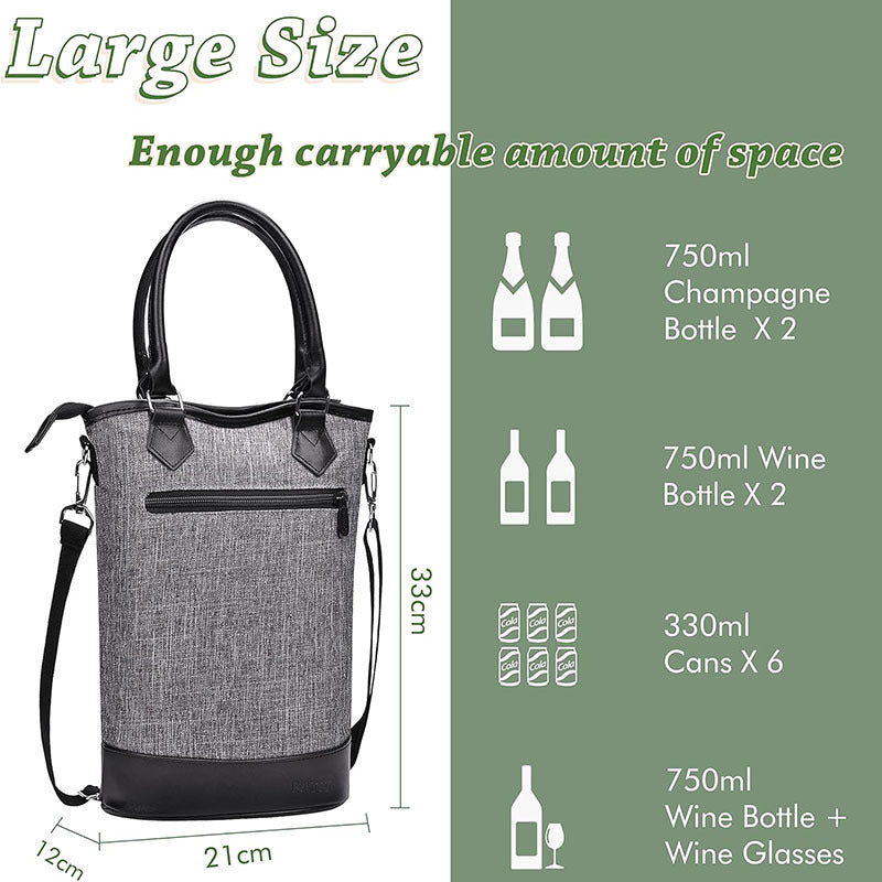 Damen Multifunktionale Handtasche mit Isolierung Brehn