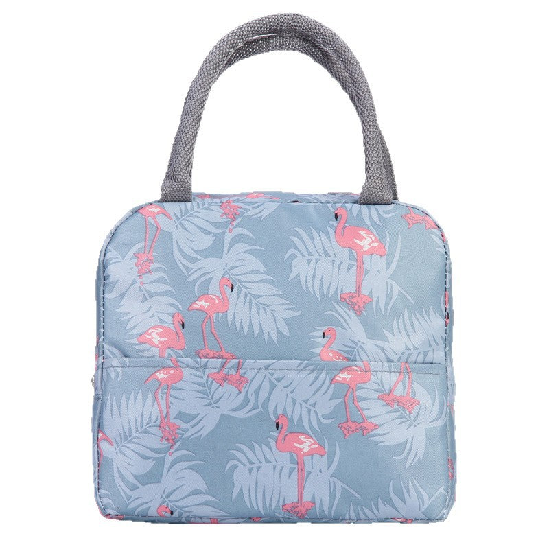 Isolierte Flamingo-Themen Lunch-Tasche Brehn