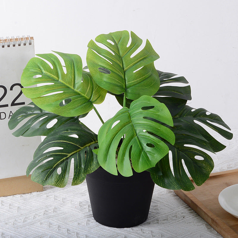 Künstliche Monstera-Blattpflanze