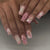 Dekorative Blumige Acryl-Nagelverzierungen Brehn