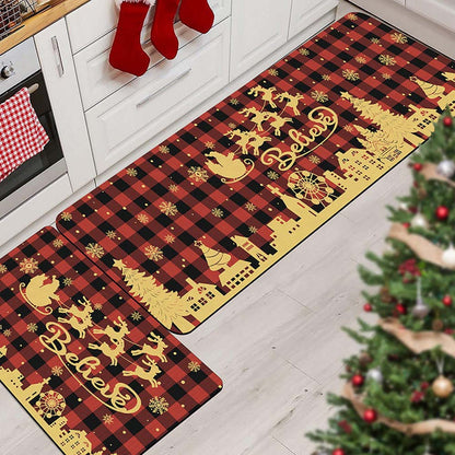 Weihnachts-Themen Küchenmatten Set Brehn