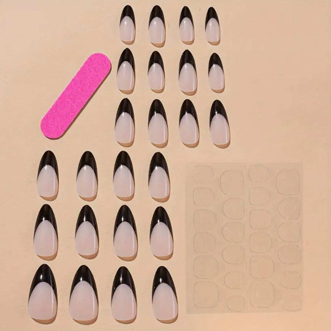 Künstliche Nagelspitzen mit stilvollem Motiv Brehn