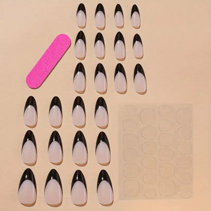 Künstliche Nagelspitzen mit stilvollem Motiv Brehn