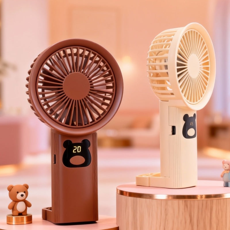 Damen Tragbarer Handventilator mit süßem Bärenmotiv Brehn 1781628530