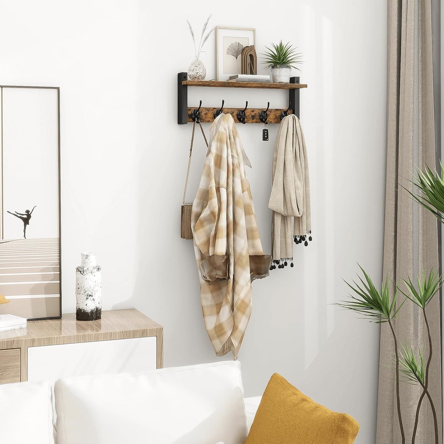 Wandgarderobe mit Ablage Brehn