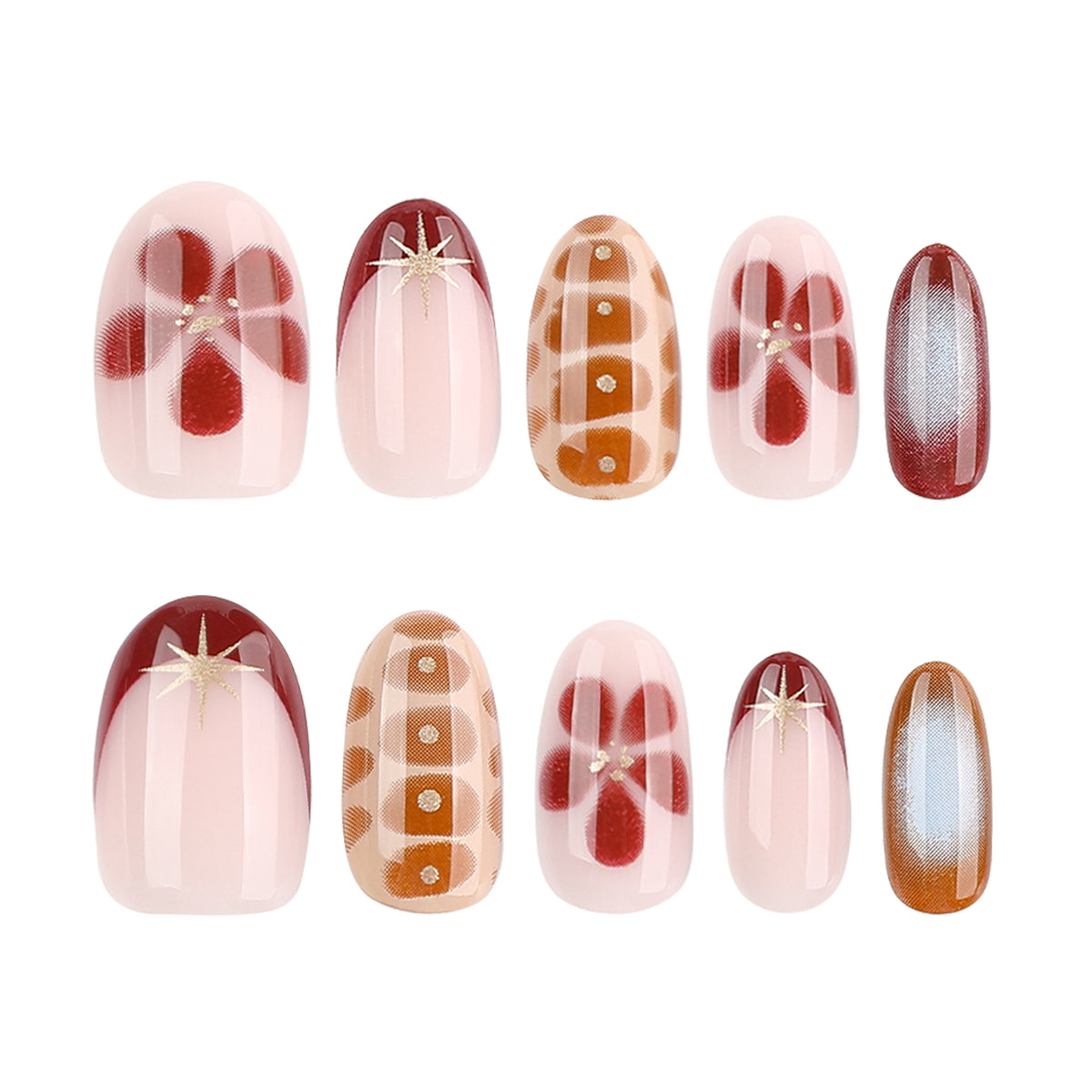 Kunstvolle Nagelkunst im modernen Stil Brehn