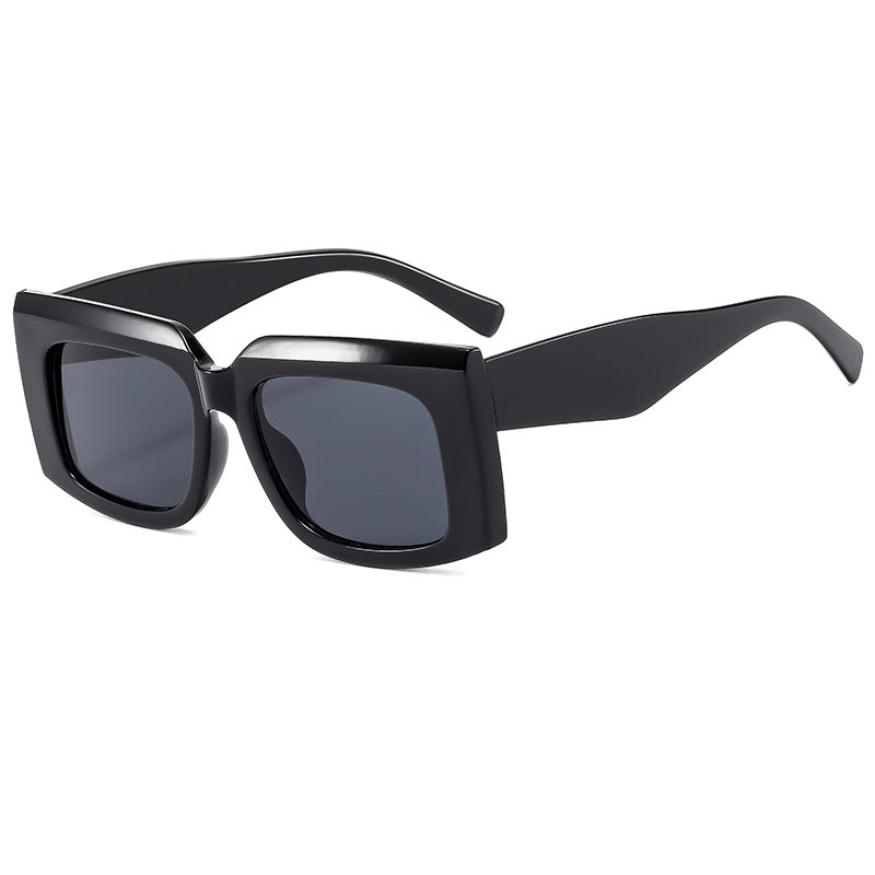 Damen Modische Sonnenbrille mit markantem quadratischem Rahmen und UV-Schutz Brehn