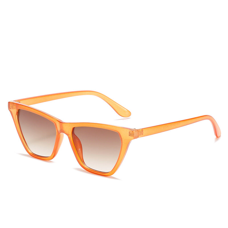 Damen Cat-Eye Sonnenbrille mit innovativem transparentem Rahmen Brehn
