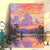Blumen Katzen-Themen Leinwand Wandkunst Brehn
